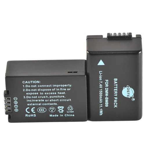 Dste 2pcs dmw - dmw-bmb9e, batteria